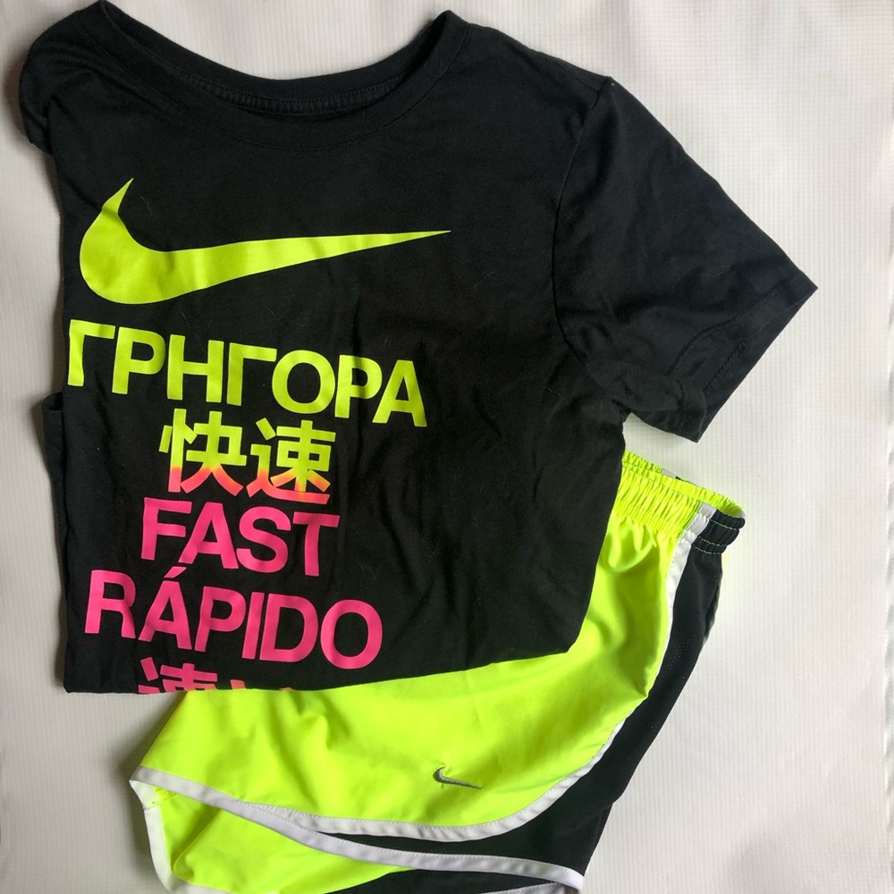 NIKE NEON Dri-Fit Shorts! ✔️